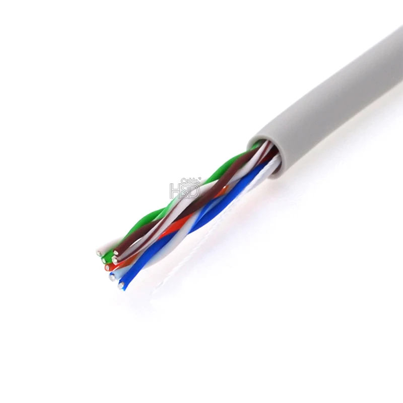 Best Price Oem Brand Factory Network Cat5e Utp Lan Cable 4p 24awg 0.5mm Cca Cat 5e 2 4