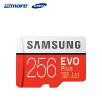 

Samsung Wholesale 100% Original 256GB Microsd Flash Memory Cards EVO Plus 256GB Class 10 UHS-3 Mini SD Kort Memory Card SD