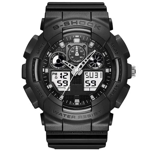 

Customer digital men's sports , OEM stainless steel wrist watch men chronograph own brand watch custom digital watches