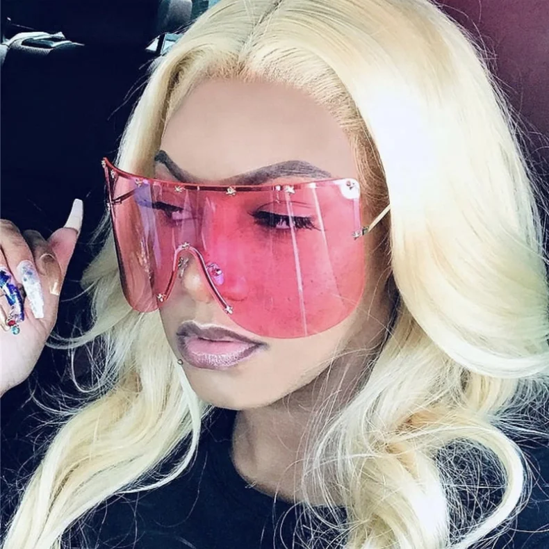 

2021 Oversized Square Big Frame New Design fashion Sunglasses