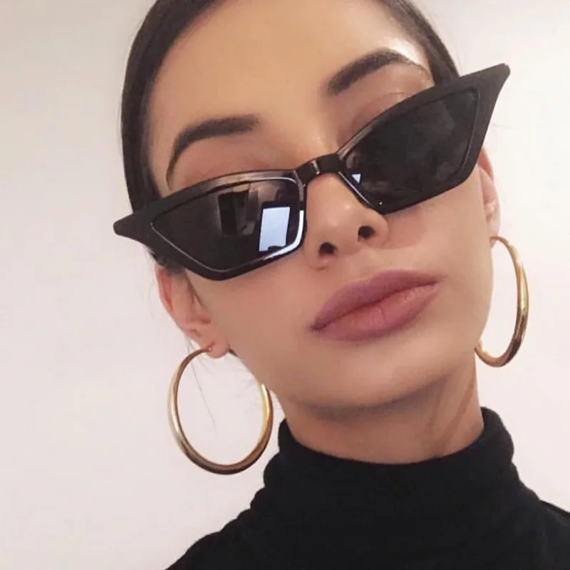 

2020 New Retro Fashion Sun glasses Plastic Women Cat Eye Sunglasses, Custom colors