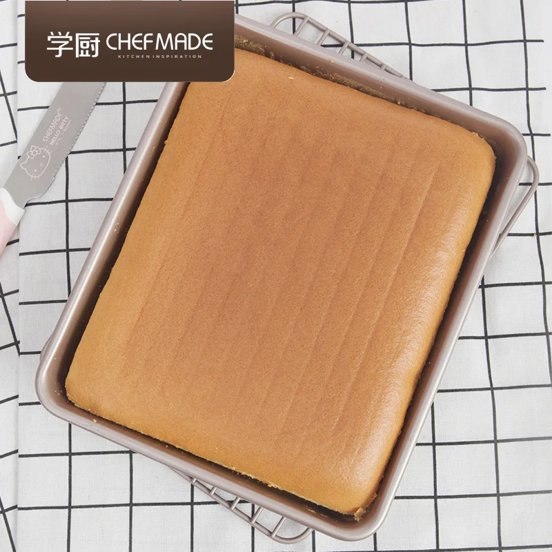 

CHEFMADE 11-Inch 11" 11inch Non-Stick Loaf Pan Deep Dish Bakeware Non Stick Rectangle Cake Pan for Oven Baking, Champagne gold