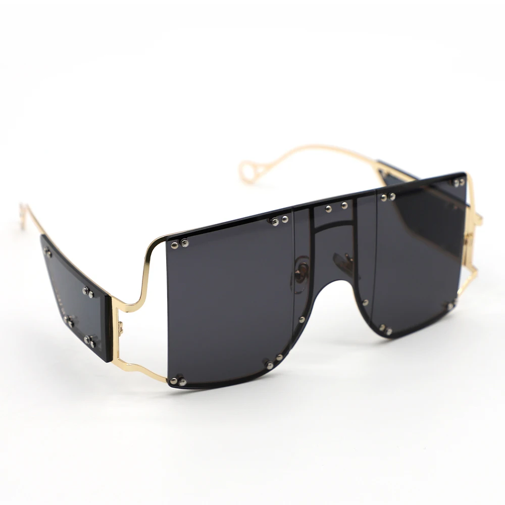 

Lentes Para Sol Polarized Large Frame Rhinestone Square Night Vision Sun Glasses River Optical Cat Brown Classic OEM Sunglasses