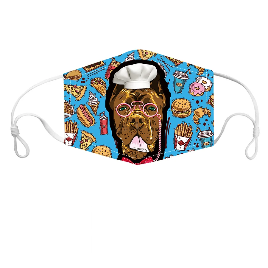 
Outdoor breathable 2 layres fasion cotton washable cloth face cover for kids Dust kids face cover 