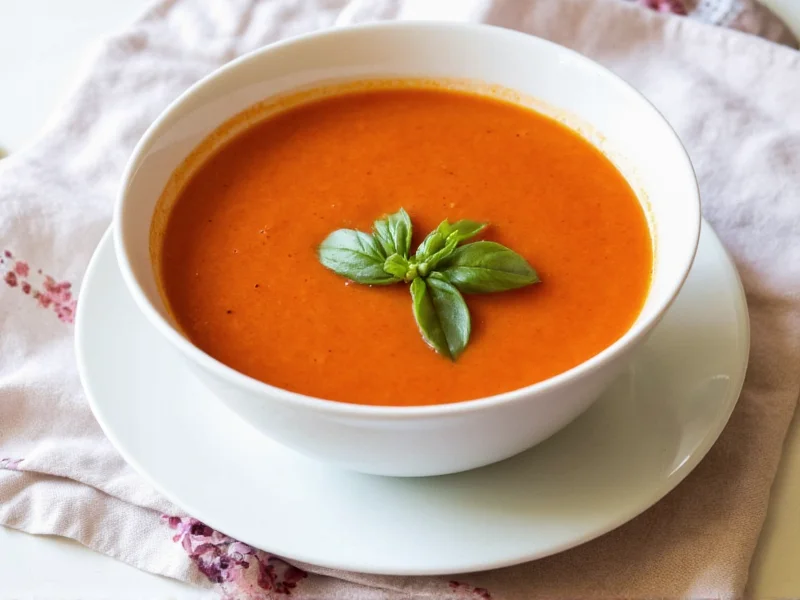Easy Tomato Basil Soup Recipe in 30 Minutes