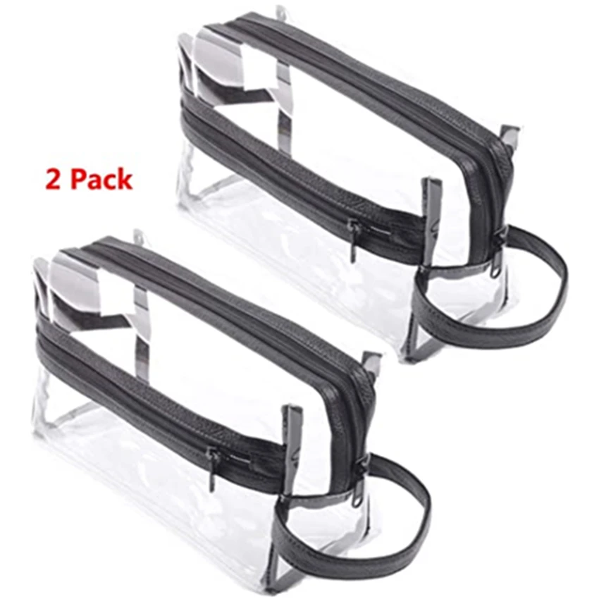 

Heavy Duty Clear Travel Toiletry Makeup Bag, Transparent