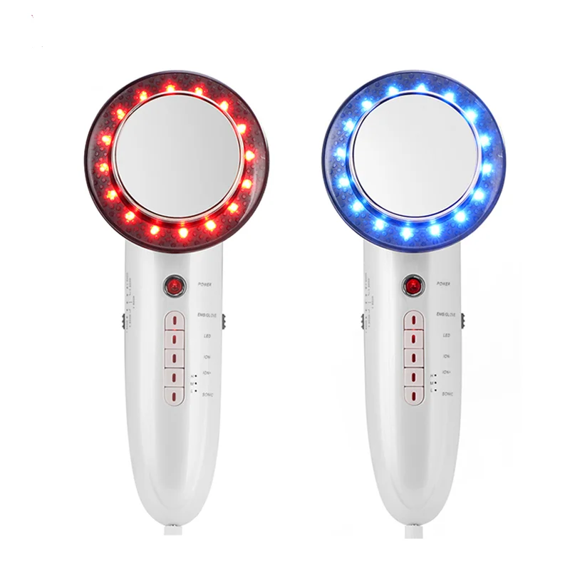 

6 In 1 Infrared Weight Loss Massager Portable Anti-cellulite Fat Burner Ultrasonic Cavitation Body Slimming Machine, White