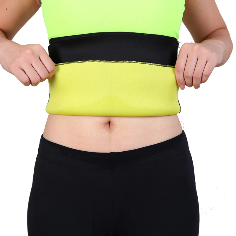 

Hot Body Shaper Tummy Control Shapewear Stomach Best Workout Sauna Fat Burner Abdominal Trainer Neoprene Slimming Belt, Black