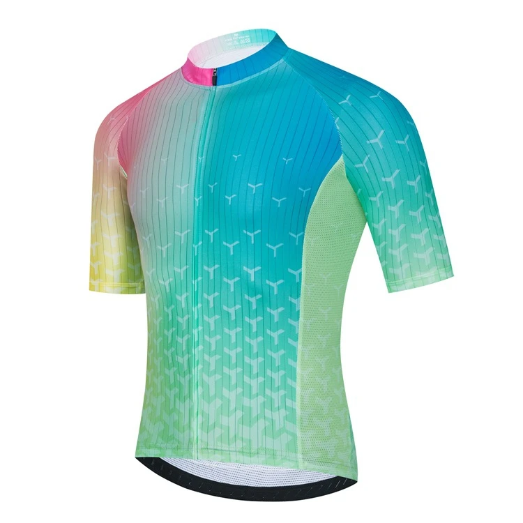 

Sweat-Wicking Breathable Racing Jersey Unisex Top Short Sleeve Custom logo Cycling Wear Set Cycle Jersey Bike Wear Men Women