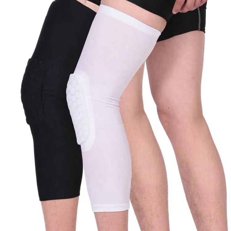 

Football Basketball Leg Protector Anti-skid and Air Permeability Sports Leg Protector Pantyhose and Leg Protector Sleeve, Black blue red