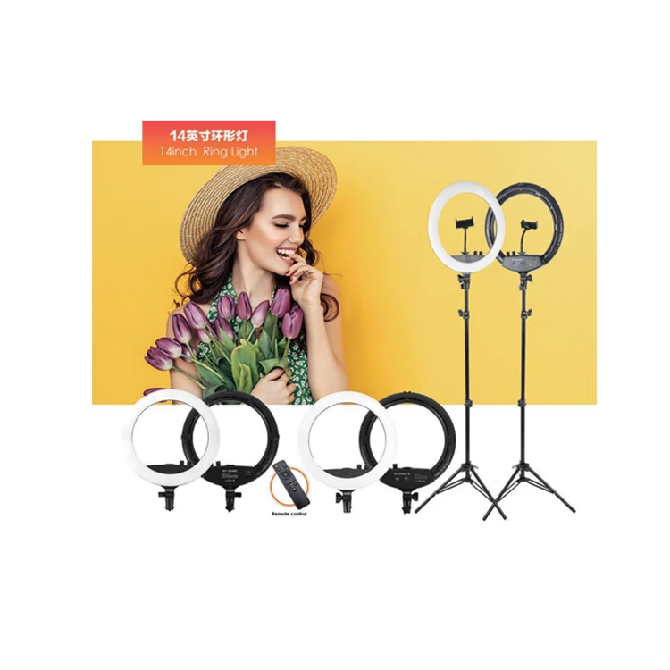 

Remote Control Adapter External Tripod Studio Led Ring Light With Stand