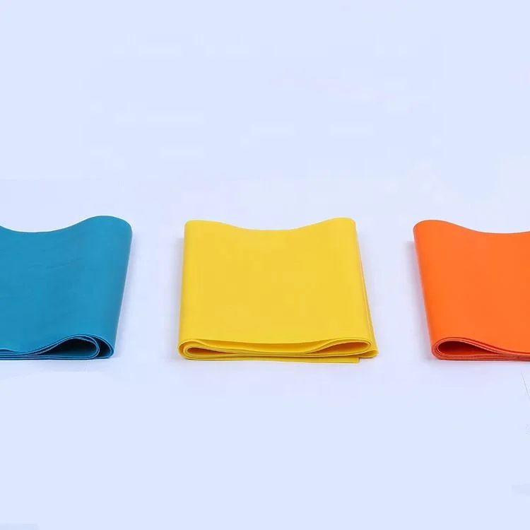 

1.5m Latex Orange Squeezing Workout stretch yoga Resistance Bands, Green, blue, yellow, red, black or customized