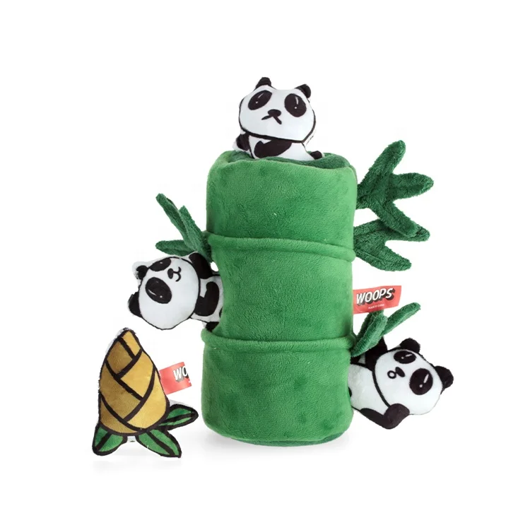 

Manufacturer Outw*rd Hound Burrow Hide Panda Squeaky Puzzle Plush Dog Toy Hide And Seek Activity For Dogs Cats, Panda bamboo, big shark, cheese cat and mouse