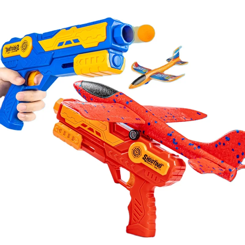 

Glider Foam Airplane Toys soft bullet gun Foam Airplane Glider Airplane toy soft bullet gun for Kids aircraft gun Outdoor Game