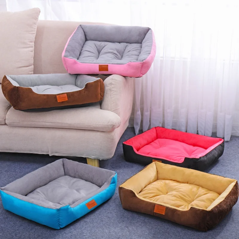 

Wholesale Manufacturer Plush Pet House Washable Luxury Soft Boat Dog Sofa Beds, Customized color