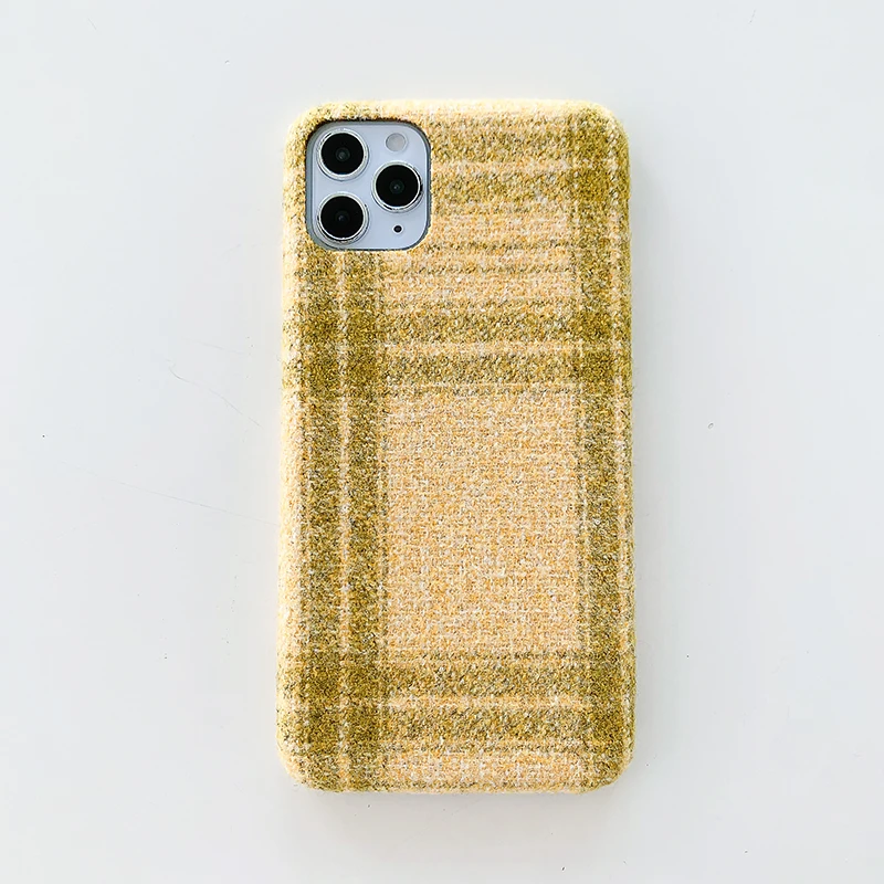 

Classical Plaid Phone Case PC Phone Cover for Apple iPhone XS XR 11