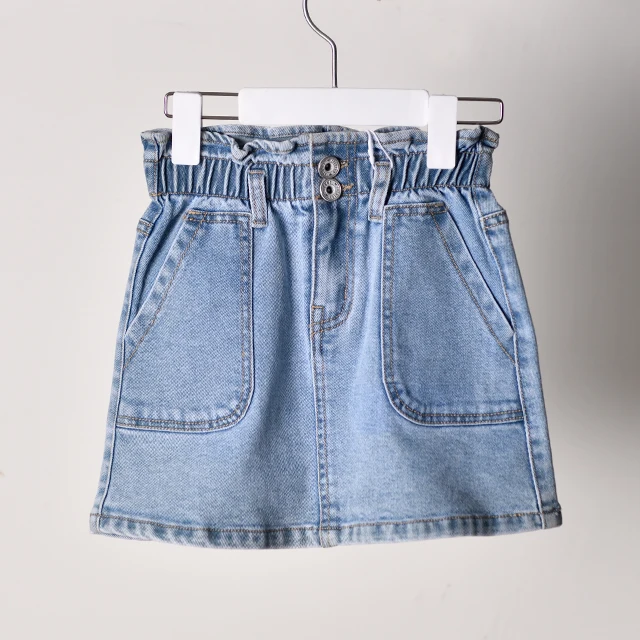 kids blue jean skirt