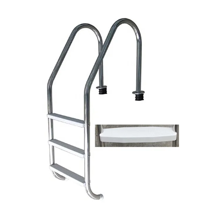 

Water Faery Stainless Steel 316 Swimming Pool Ladder For Pool, Silver