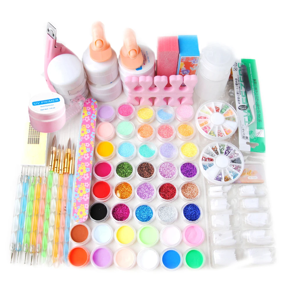 

COSCELIA New Arrival Acrylic Powder Nail Kit UV Gel Manicure Set For Nail Design