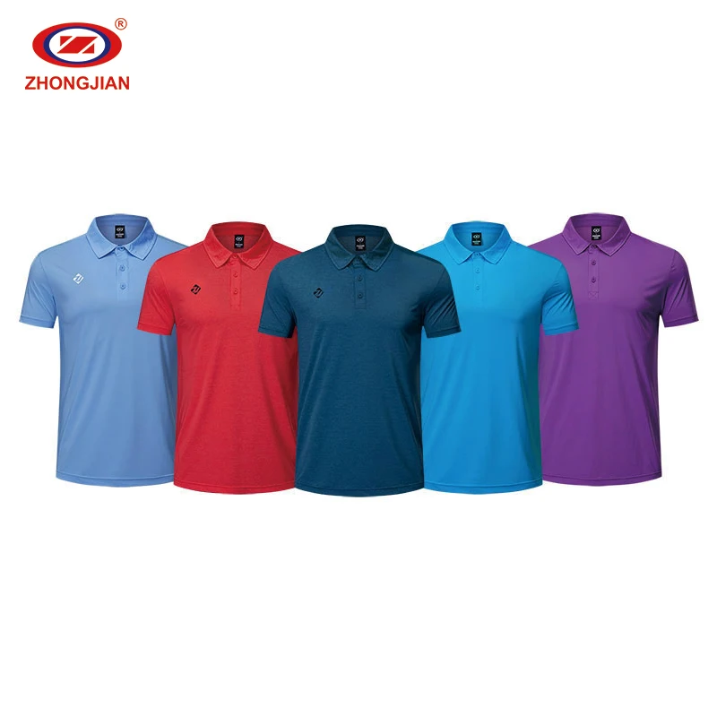 

Dropshipping Men Women Clothes Custom Embroidered Logo T Shirt Men Golf Sportswear Plus Size Quick Dry Polo Shirt