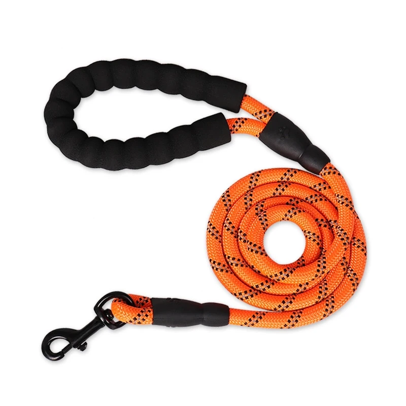 

Strong Dog Leash With Comfortable Padded Handle And Highly Reflective Threads Dog Leashes