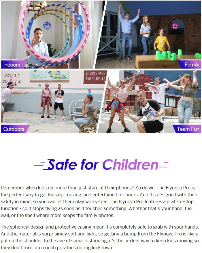 Flynova Pro:Boomerang spinner with endless tricks Dynamic lights Safe for children Drop-resistant Tripled battery life