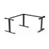 Executive L Shape Adjustable Sit Stand Single Motor Modern Desk for Longtime Worker Designer