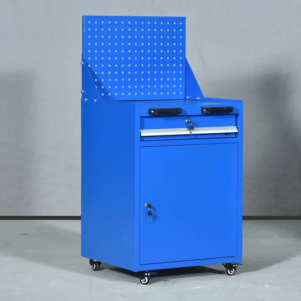 
Cheap workshop garage metal tool cabinet on wheels 