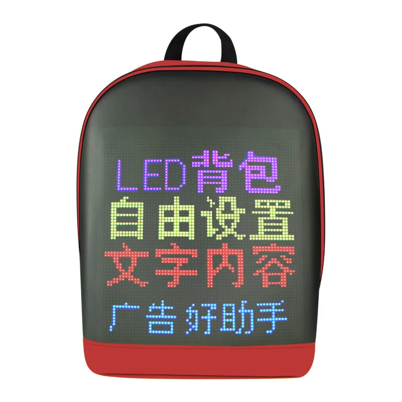 

Waterproof Laptop Bags Led Display Backpack Large Capacity Travel Bags With Led Smart App Control Bag Pack