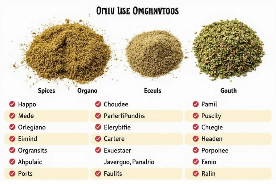 Spice buying guide infographic