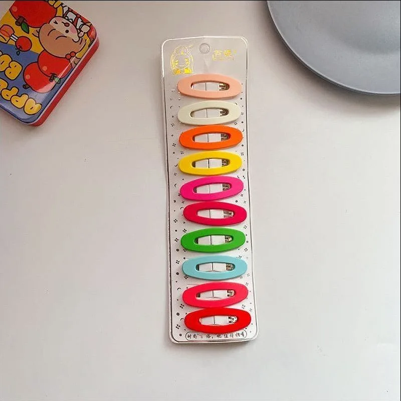 

Free shipping New Morandi Color small hairpin set candy color bb hairclips Joker bangs hair accessories for children, Picture