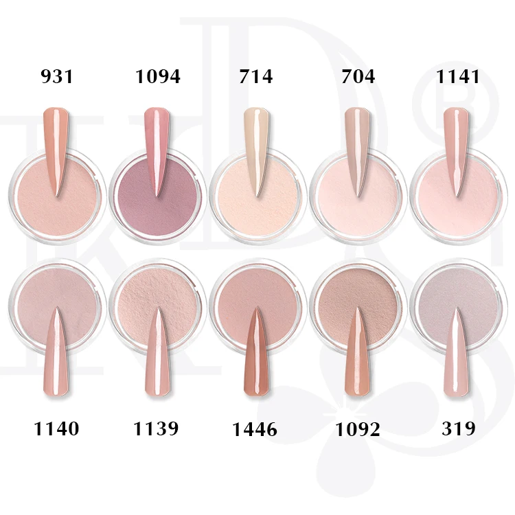 kds factory bulk sale pink white transparent nude pink color acrylic powder for salon