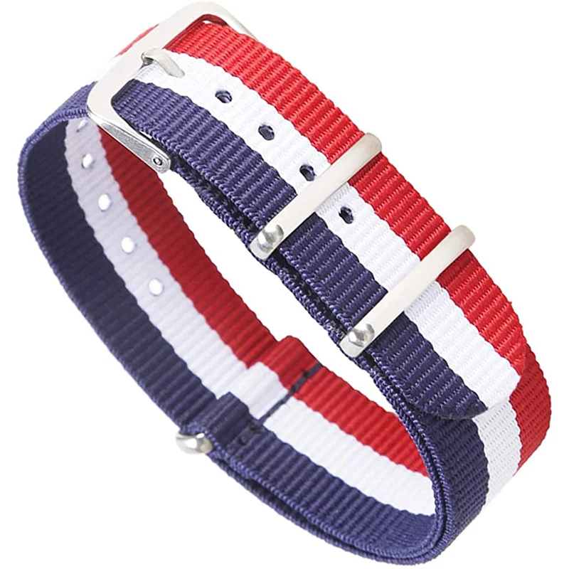 

1pcs Nato Army Sport Watch Dropshipping Belt  Nylon Watch Band Waterproof Watch Strap for Nato Strap, Multi color