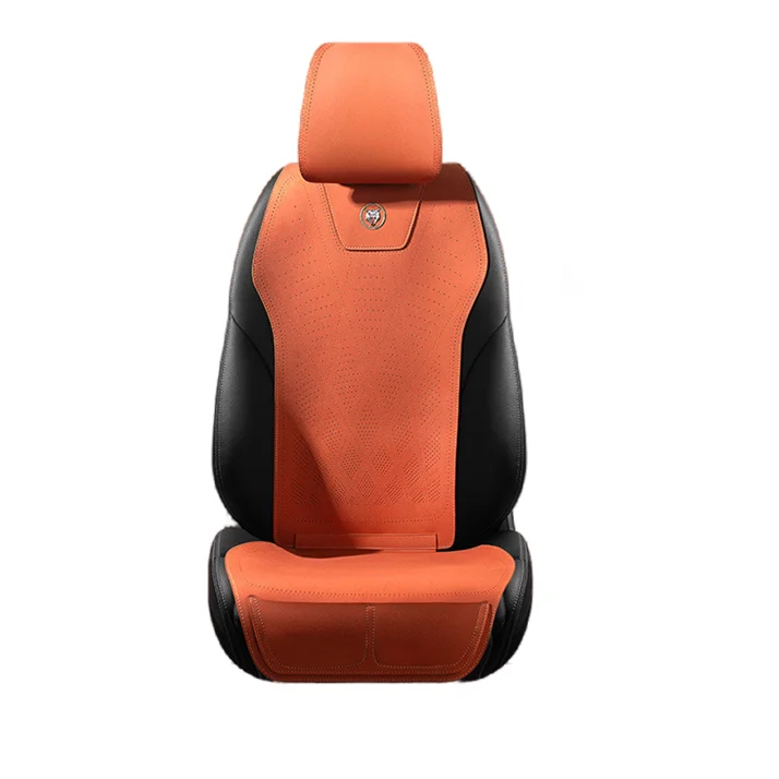 

Muchkey Car Seat Covers Suede Saddle Pad Full Coverage Front Rear Seat Covers Four Seasons Universal Car Seat Covers