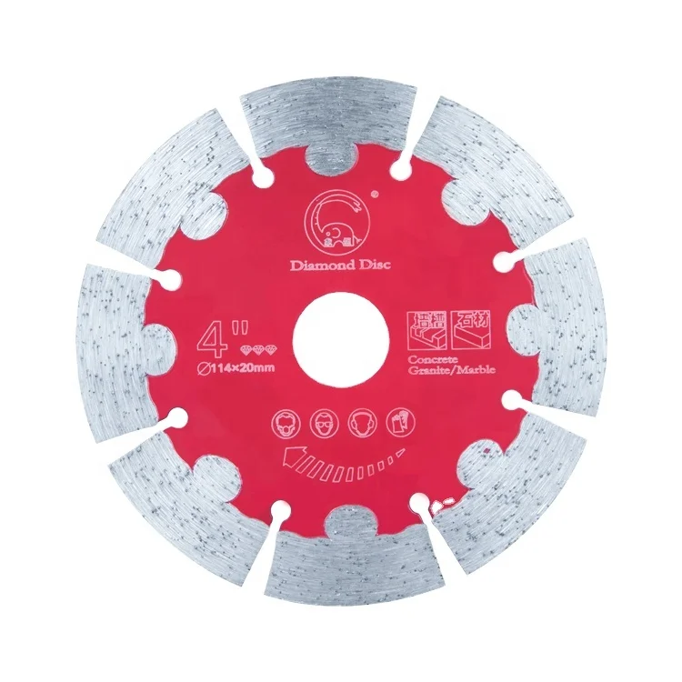 Industrial Circular Saw Blade Diamond Cutting Disc Power Tool Accessory for Masonry Concrete/Brick Wall Marble Segmentation