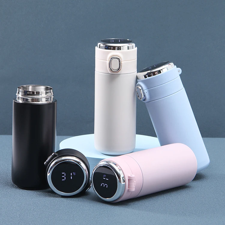 

Hot Sale Stainless steel water bottle, double wall travel smart thermos car cup vacuum flasks cup