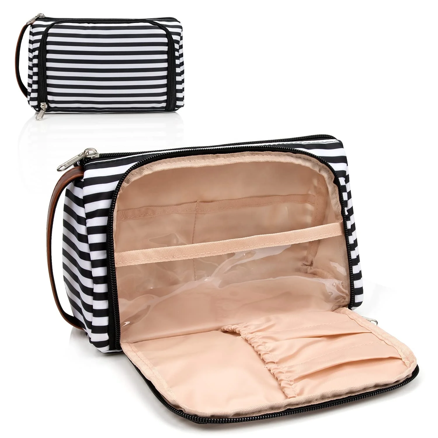 

Custom small eco friendly travel pouch with organizer bag cosmetic organizer, Colorful
