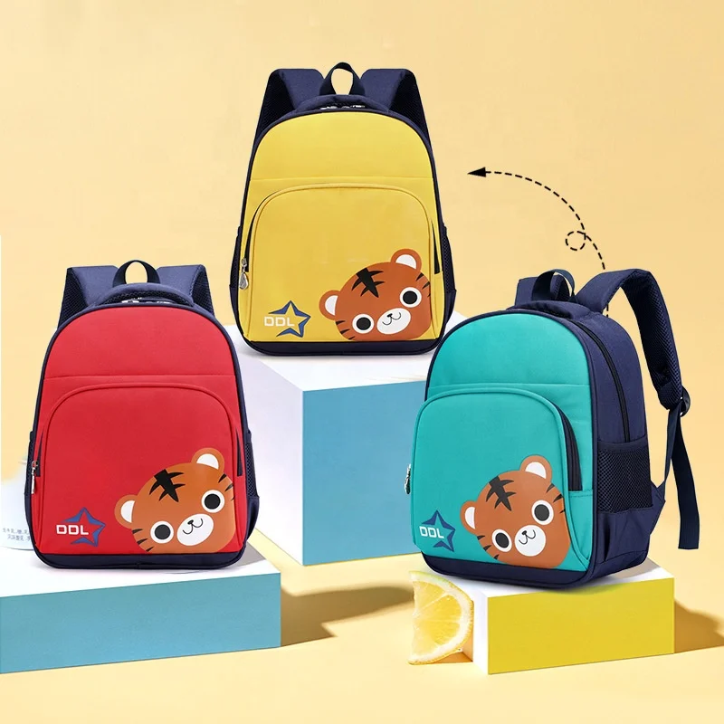 

custom design backpack Reduce burden and protect spine Early education children school bags, Customized color