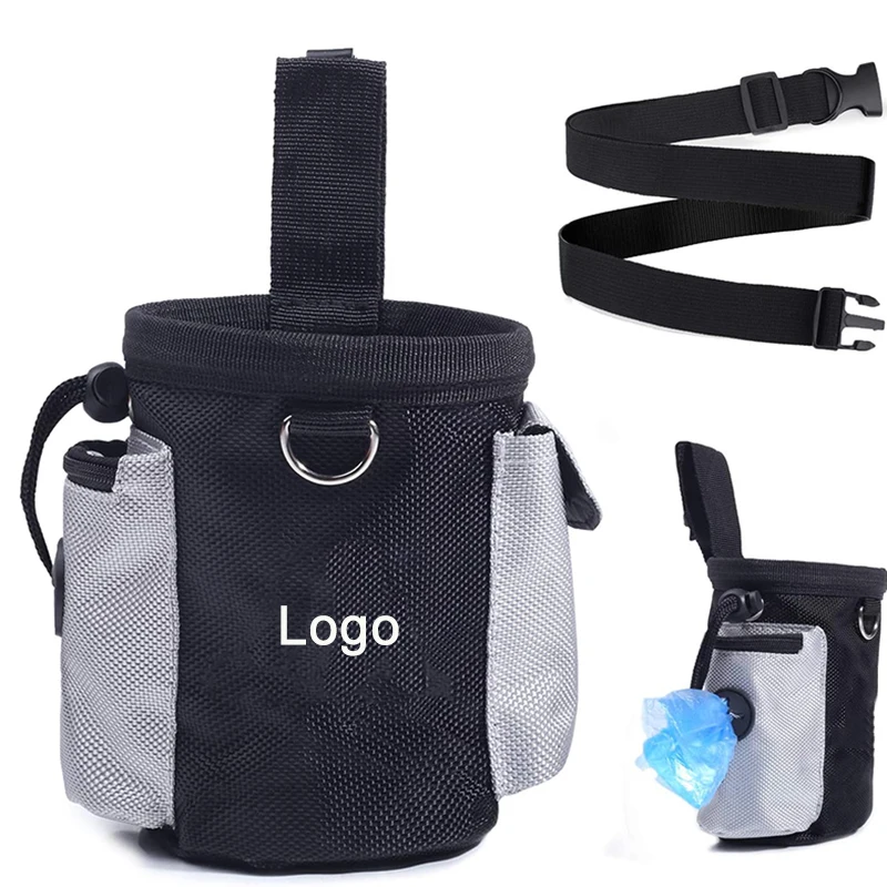 

Custom Amazon Popular Dog Walk Bag Dog Training Pouch Bag With Waist Snack Bag Dog Treat Pouch, Customized color