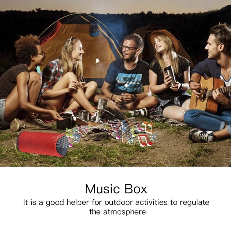 Portable 113 Cloth Wireless Speaker V4.2 Fabric BT Speaker Customize 113 Speaker Support TF/USB/Hands-free Call - ANKUX.COM