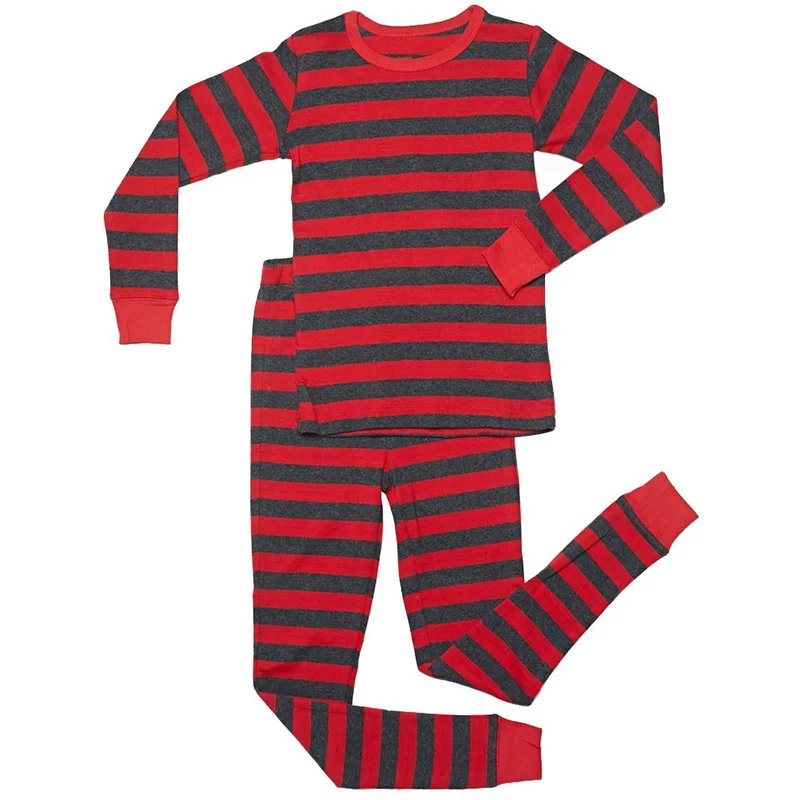 

Wholesale Girls Winter Cute Custom Made Christmas Kids Pijamas Set 100% cotton, Customized color