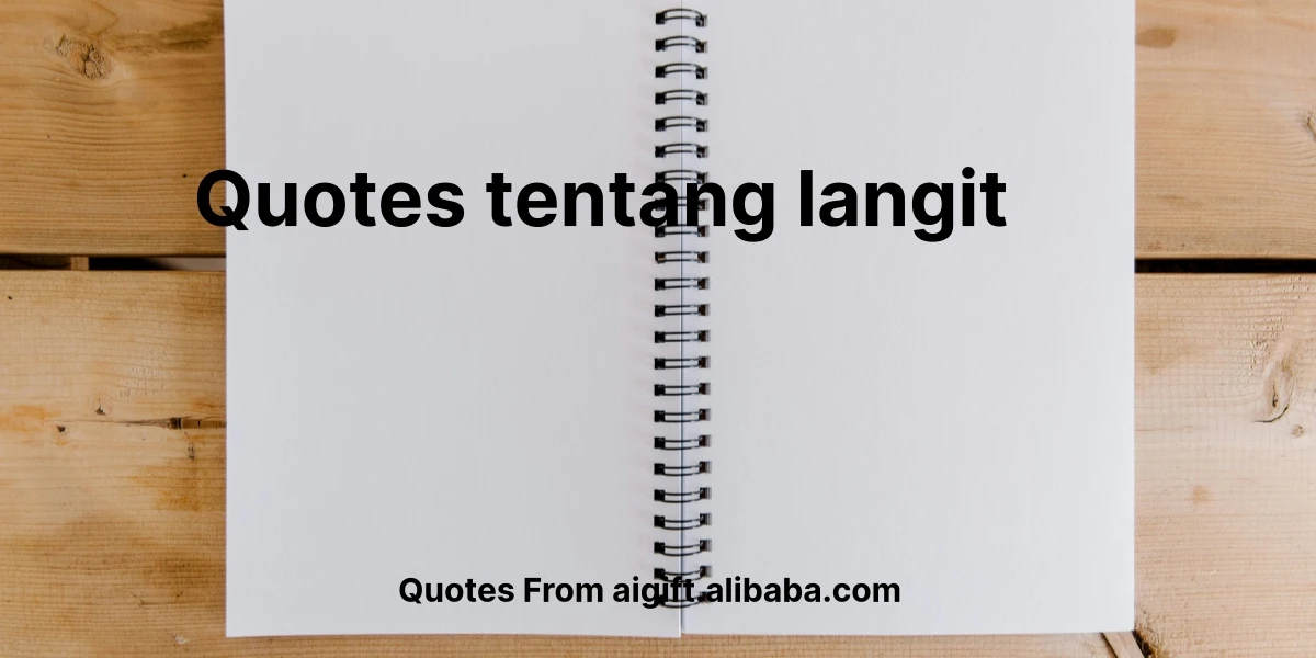 quotes tentang langit