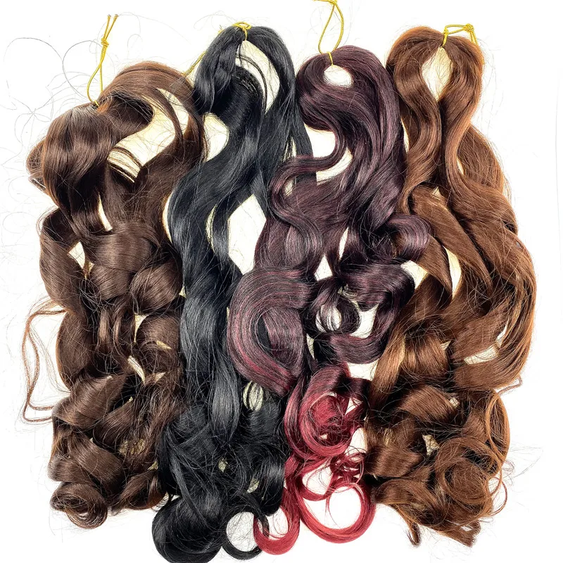 

Synthetic Loose Wave Attachment Spiral Crochet Braids French Curly Braiding Hair Braid Extensions