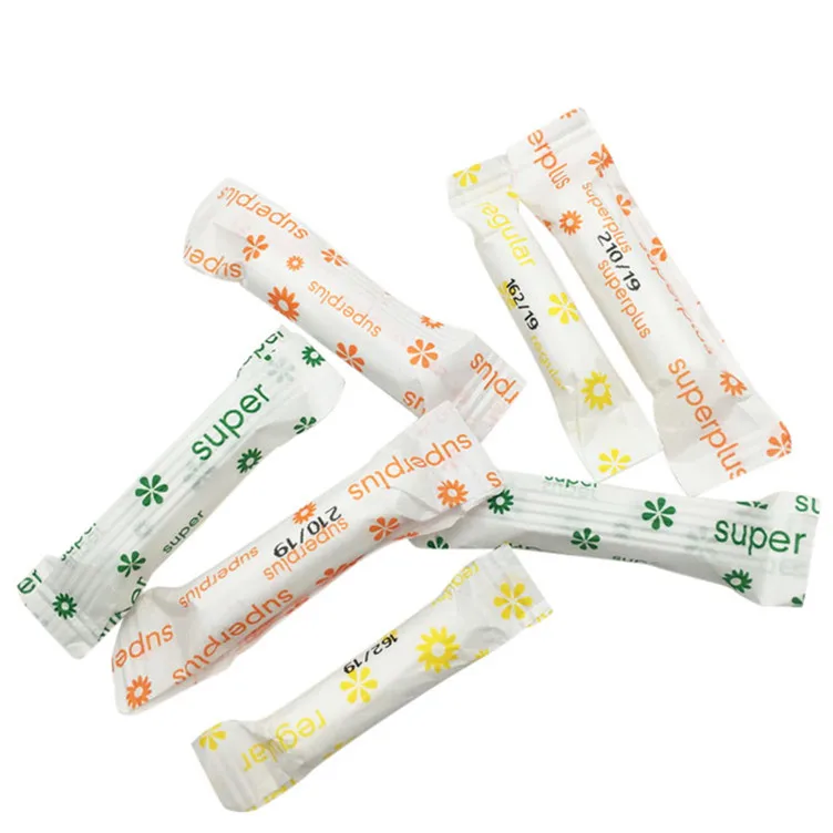 

Serviette hygiene tampon pad tampon packing organic cotton tampon