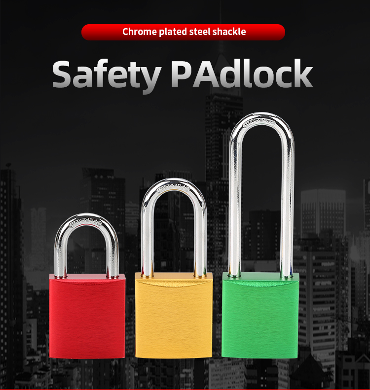 Red Aluminum Safety Padlock Loto Products with CE