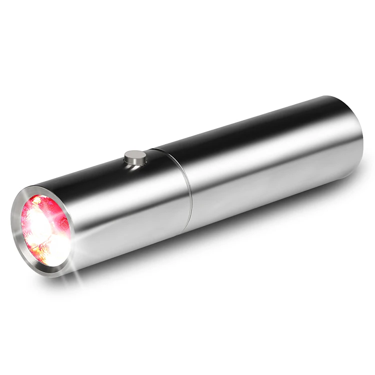 

handheld multifunctional near infared red light rechargeable torch light therapy full body pain relief acne removal skin care