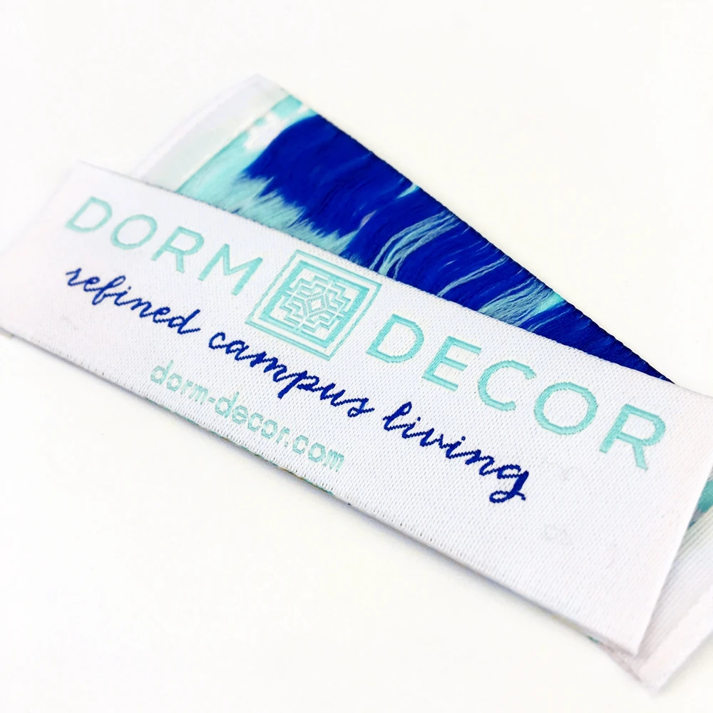 

high quality woven label garment woven label machine custom woven silk labels