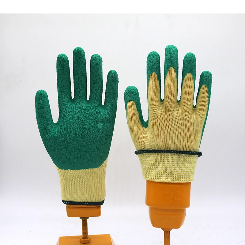 latex coated gloves