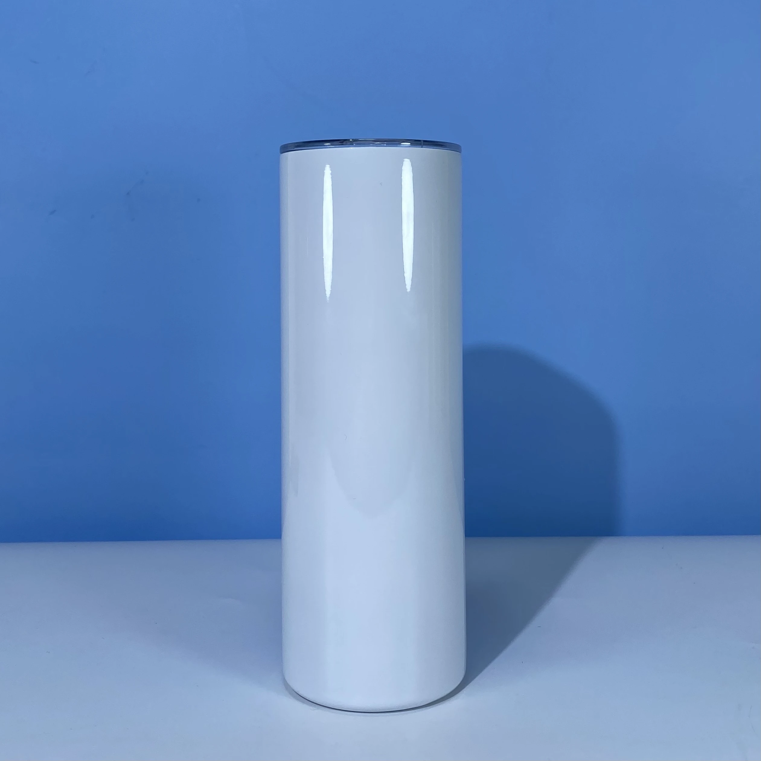 

DIY 20oz Skinny Tumbler Sublimation Tumbler Double Wall Stainless Steel Tumbler In Stock Of USA Warehouse, White