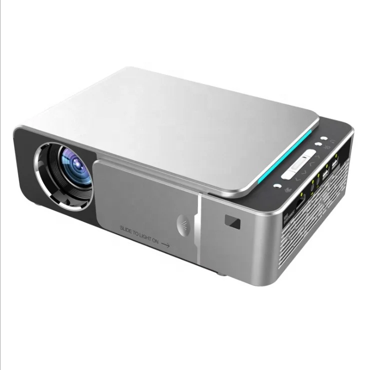 

T6 Mini led projector Support 4K 3D 3500 Lumens Android Wifi Blue tooth Portable Cinema Beamer For Smartphone